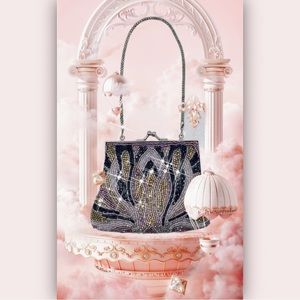 Vintage Glam Beaded Embellished Mini Bag